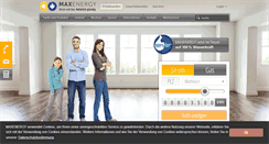 Desktop Screenshot of maxenergy.de